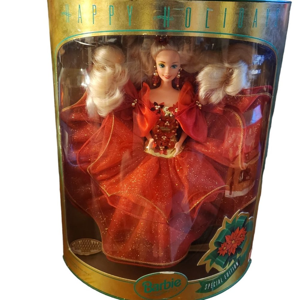 BARBIE - 1993 Happy Holidays Special Edition Barbie In Original Box - NRFB
